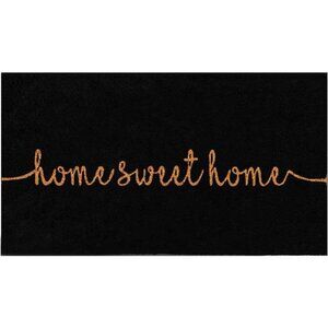 Natural Coir Doormat with Non-Slip Backing - 17 x 30 Welcome Mats